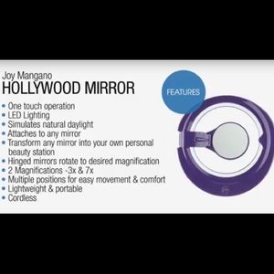 Violet Joy Mangano Hollywood Spotlight Mirror